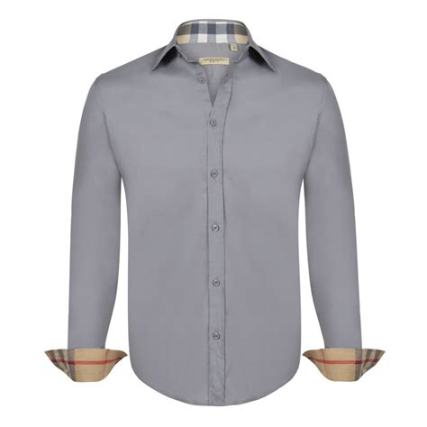 grey shirt burberry|burberry shirts for women.